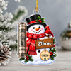Personalized Christmas Acrylic Money Holder, Christmas Tree Keepsake CH07 180820