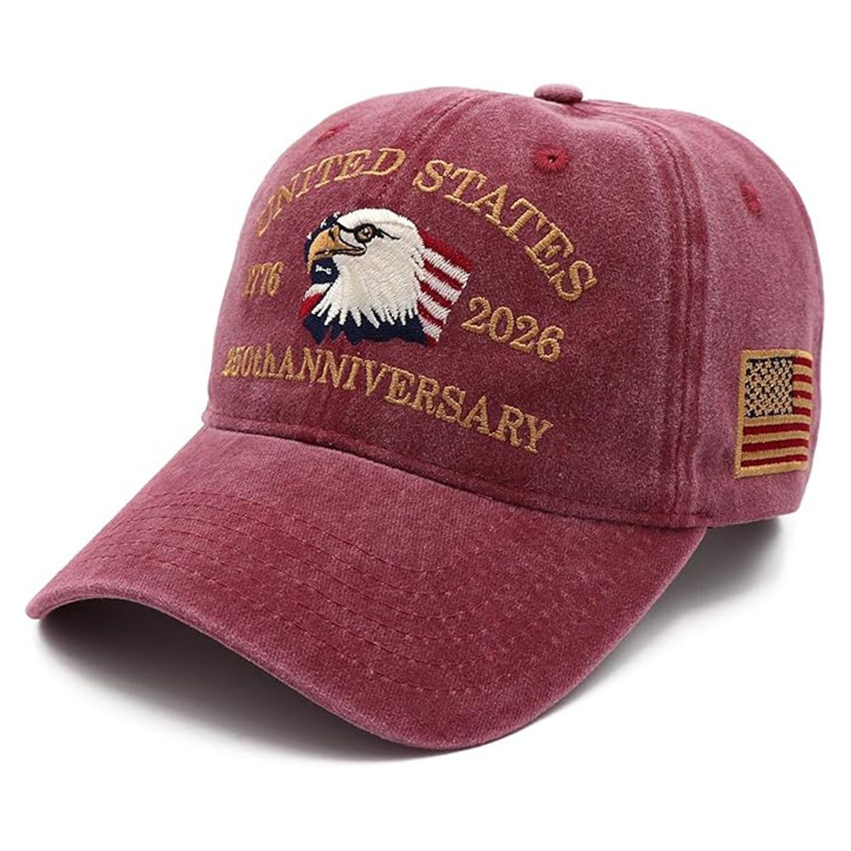 250th Anniversary United States Patriotic Embroidery Baseball Cap LM32 669181