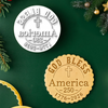 God Bless America 250 1776-2026 Cookie Stamp CH07 910848