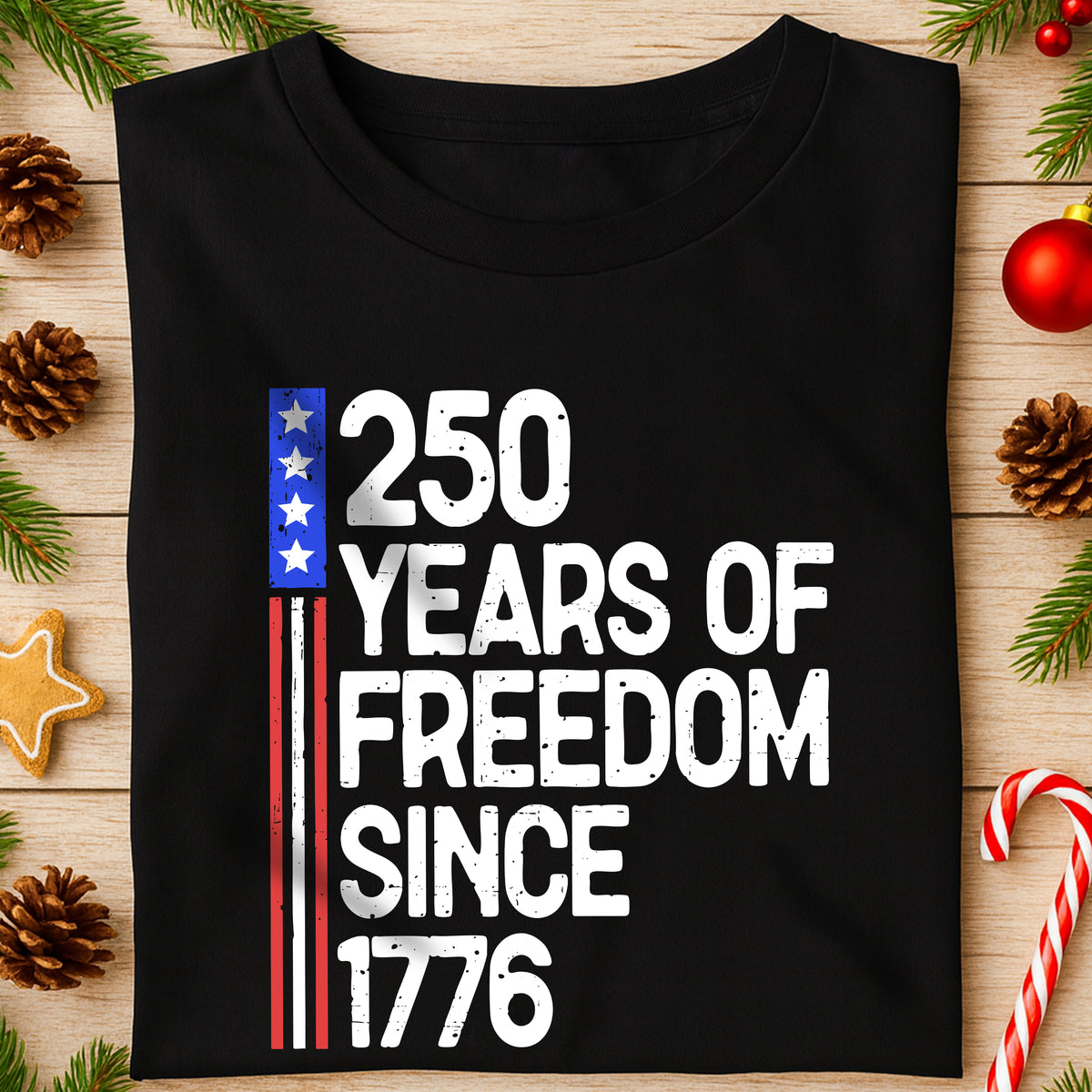 250 Years Of Freedom 250th Birthday America Flag 4th Of July Dark Shirt HO82 894800