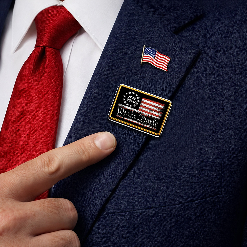 We The People 1776-2026  - USA Flag Acrylic Pin HA75 920958