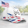 Personalized Golf Ball Pattern With America Flag Classic Cap HO82 902326