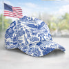 Personalized America 1776-2026 Anniversary Toile De Jouy Style Classic Cap HO82 902452