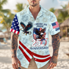 Personalized American Pride Patriotic 250th Anniversary Eagle Hawaiian Shirt CH07 911090