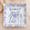 Custom Photo Best Friend Graduation Jewelry Dish, Personalized Toile Trinket Tray HO82 901612