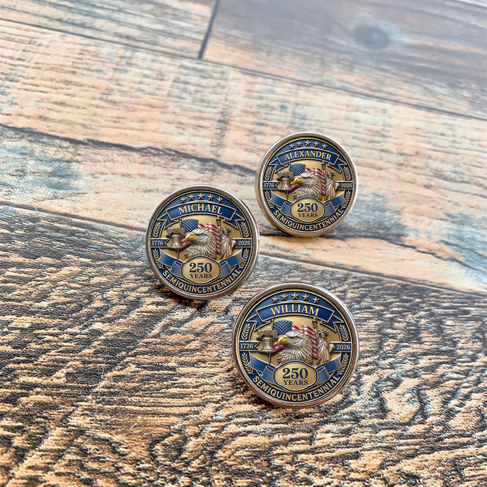 Custom Name America 250 Years Semiquincentennial 1776-2026 Lapel Pin LM32 899569