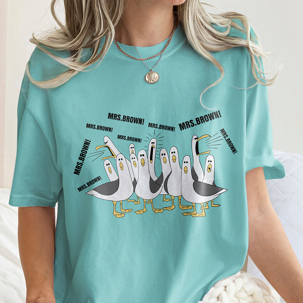 Custom Name Funny Seagulls Teacher Comfort Shirt CH07 911326