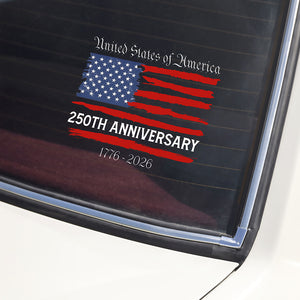 USA 250th Anniversary Car Window Decal Sticker TH10 896355