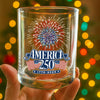 America 250 Firework Whiskey Glass TH10 894643