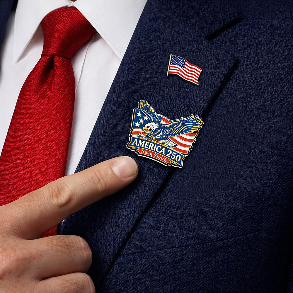 Personalized Name America 250 1776-2026 Anniversary Acrylic Pin HO82 901866