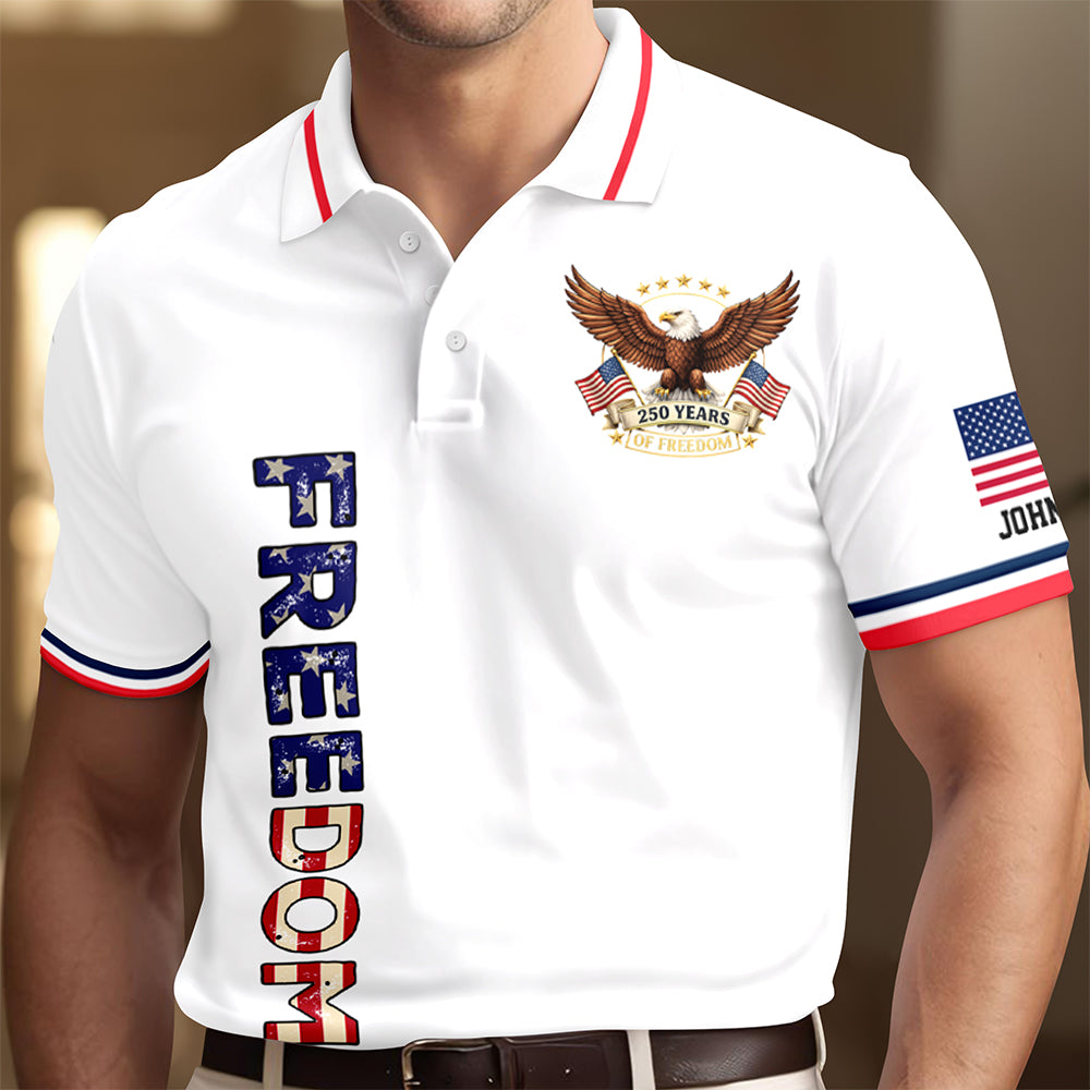 250 Years of Freedom America Anniversary Polo Shirt CH07 910446