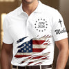 Custom Name American Flag 1776 - 2026 Personalized Polo Shirt HA75 920788