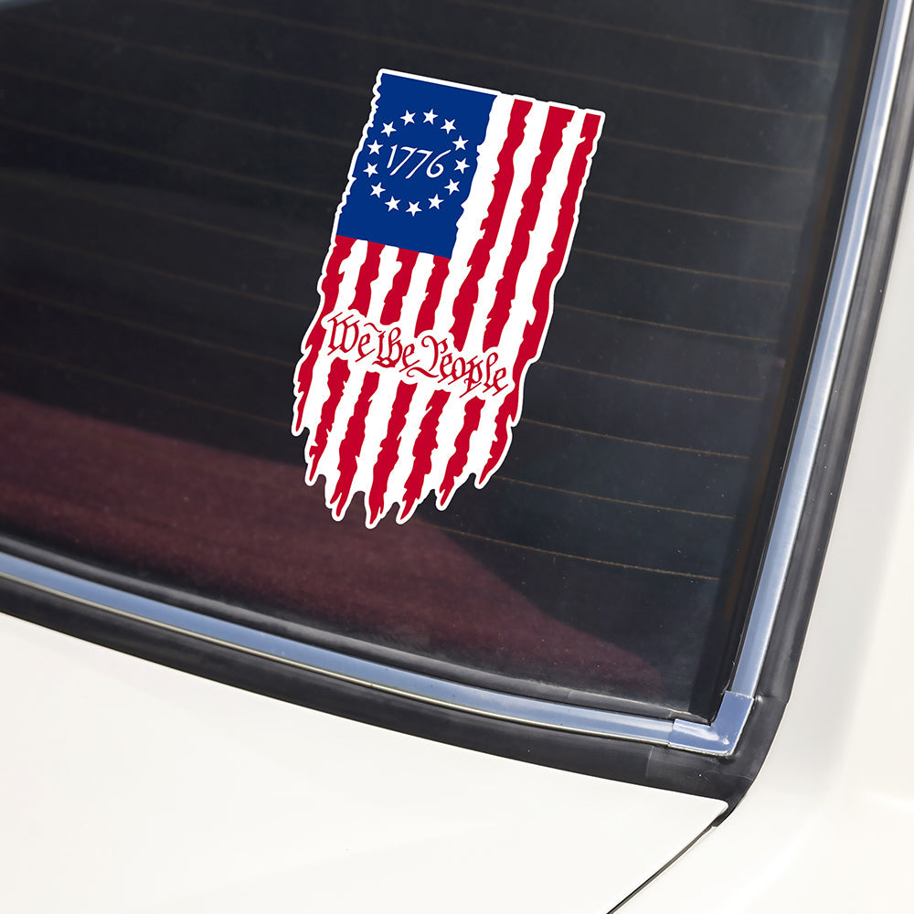 We The People Car Window Decal Sticker TH10 896361