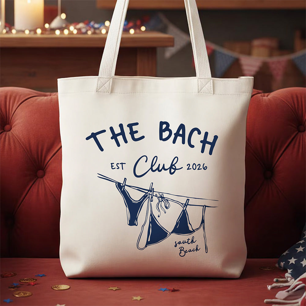 The Bach Club Custom Bachelorette Tote Bag CH07 911332