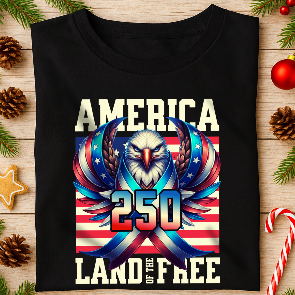 America 250 USA Freedom Liberty Dark Shirt HA75 897284