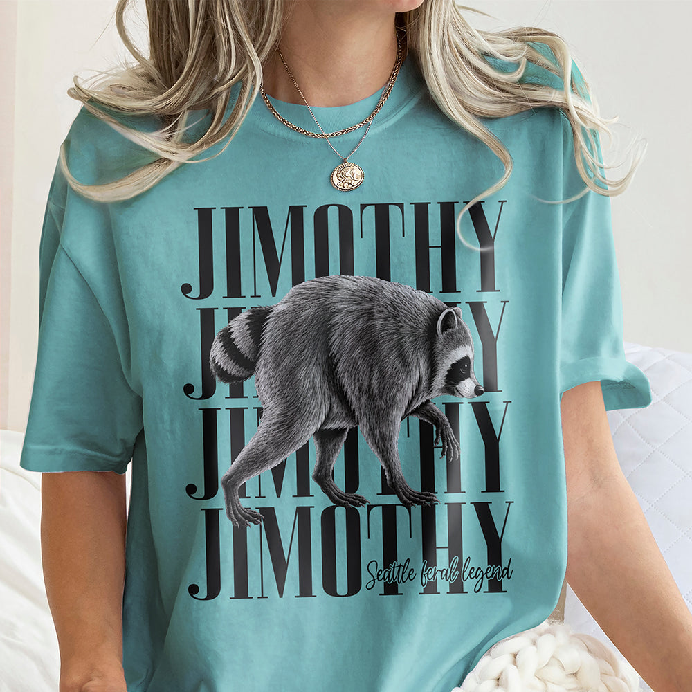 Jimothy Raccoon Vintage Comfort Shirt, Funny Viral Jimothy Seattle Feral Legend Shirt CH07 180254