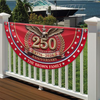 Custom Name 250th United States Of America 1776 - 2026 Anniversary Patriotic Non-Pleated Fan Flag CH07 911116