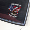 250 Years of Freedom Patriotic Veterans Car Window Decal Sticker HA75 898912