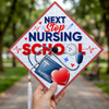 Custom Name Next Stop Nursing School Graduation Cap Topper LM32 899335