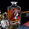 250 Years USA Bruh 250th Birthday 1776-2026 Eagle Flag Decanter HA75 897326