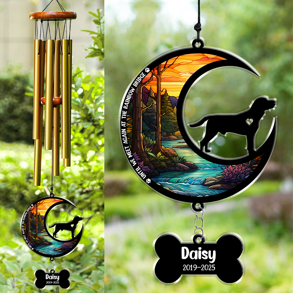 If Love Could Have Saved You, You Could Lived Forever Personalized Dog Memorial Acrylic Wind Chimes CH07 896318