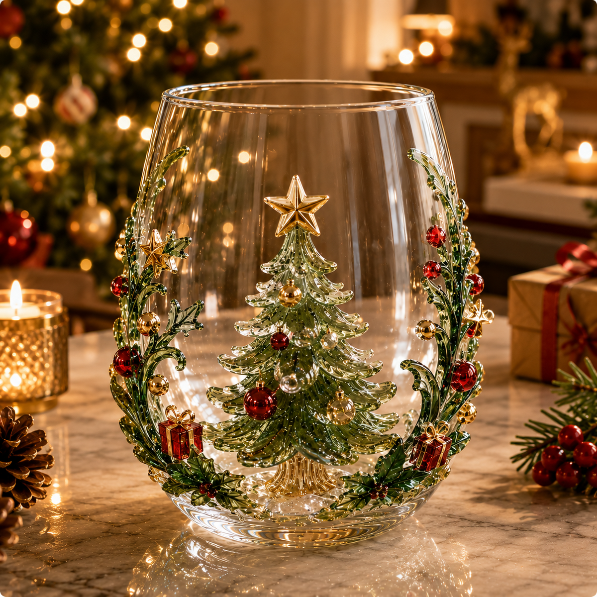 Magical Christmas Glass Cup Gift Collection TH10 171183