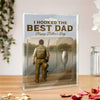 Personalized Hooked the Best Dad Ever Family Fishing Fun Acrylic Block Plaque LM32 893455