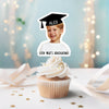 Custom Photo Look Who's Graduating Cupcake Toppers LM32 897703