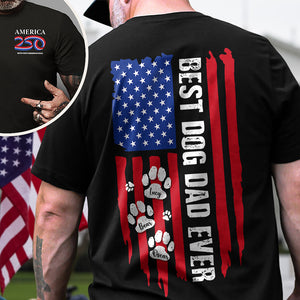 Custom Name USA Semiquincentennial America 250 Back & Front Shirt LM32 895301