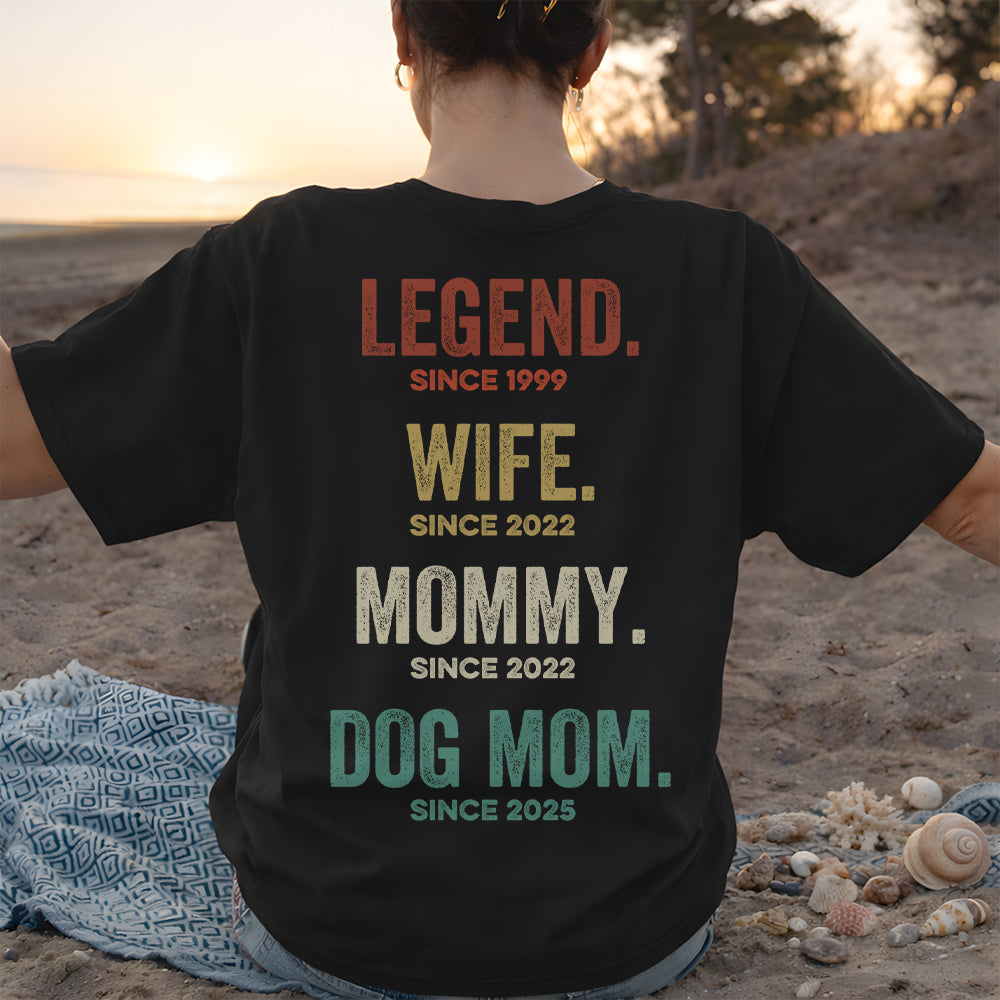 Personalized Legend Wife Mommy Dog Mom Shirt Gift For Mom TH10 898747