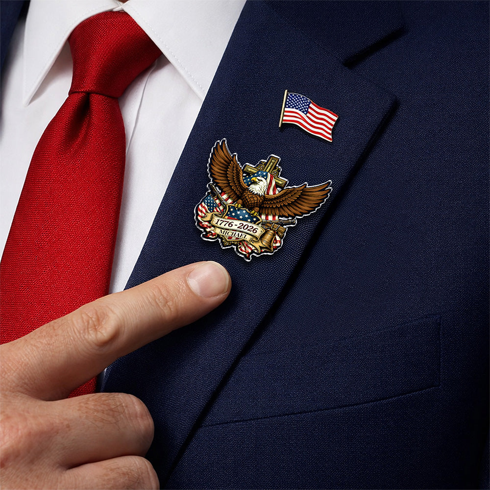 Personalized 250th Anniversary 1776-2026 Acrylic Pin CH07 911054