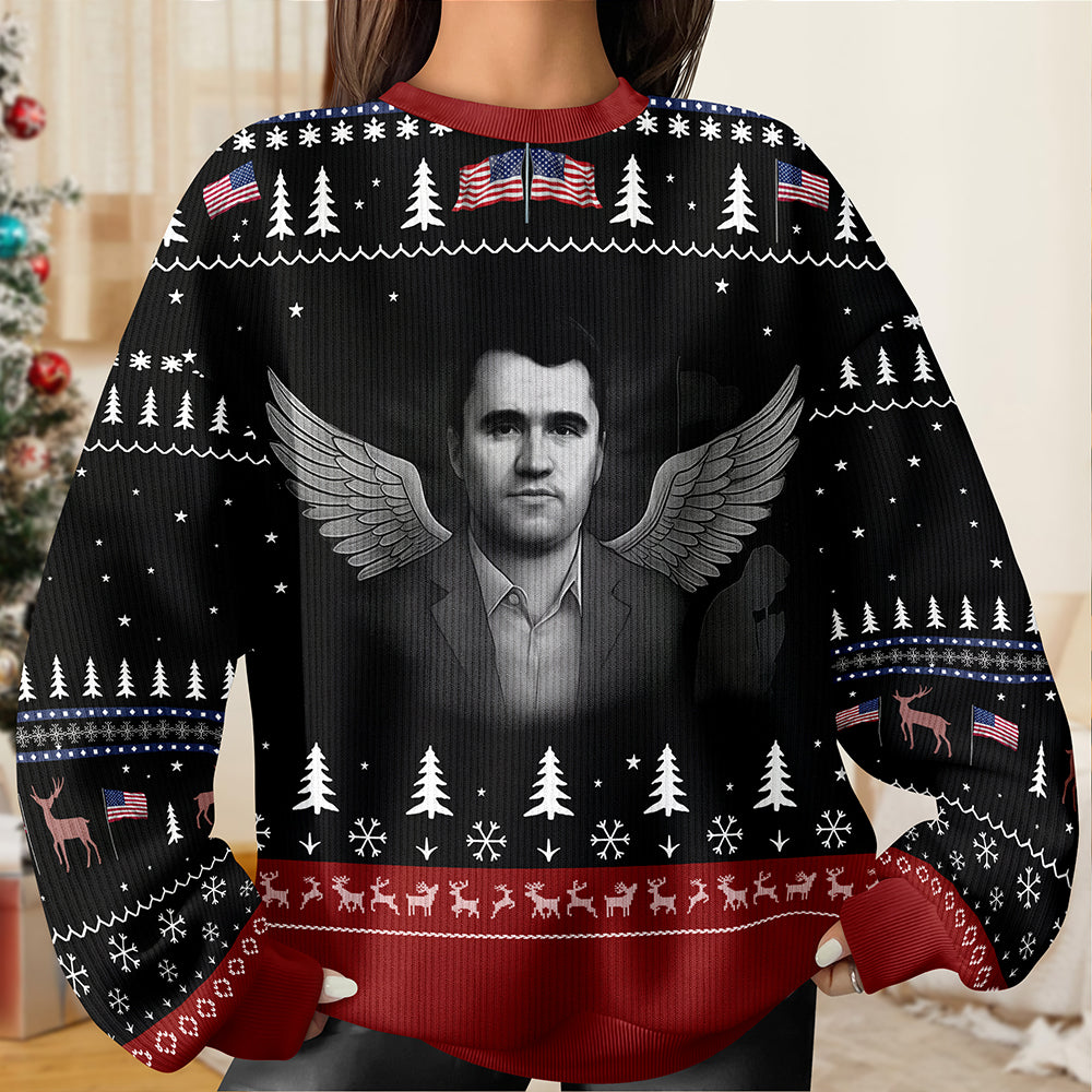 In Love Memory Charlie Kirk Ugly Christmas Sweater HO82 900322