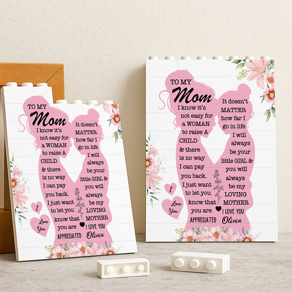 Custom Name To My Mom Gifts from Daughter Building Block HO82 901456