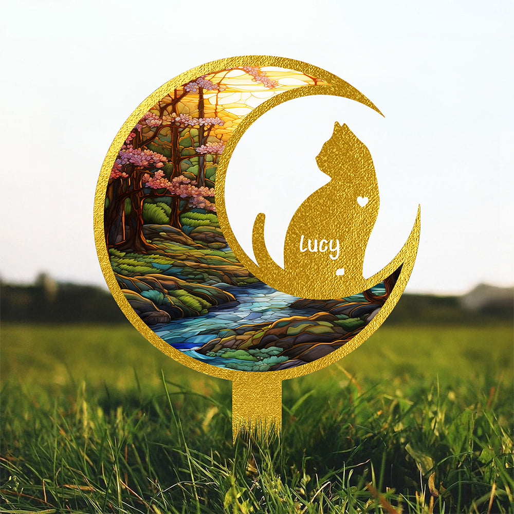 Lost The Cat Memorial Garden Stake TH10 892841