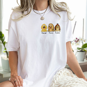 Custom Dog Name Personalized Shirt Gift for Dog Dad Dog Mom CH07 895628