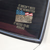 We The People US Flag Car Window Decal Sticker HA75 898234