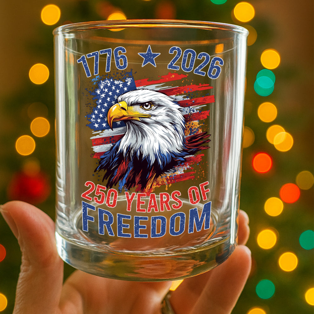 America Semiquincentennial 250 Years Of Freedom Whiskey Glass CH07 896706