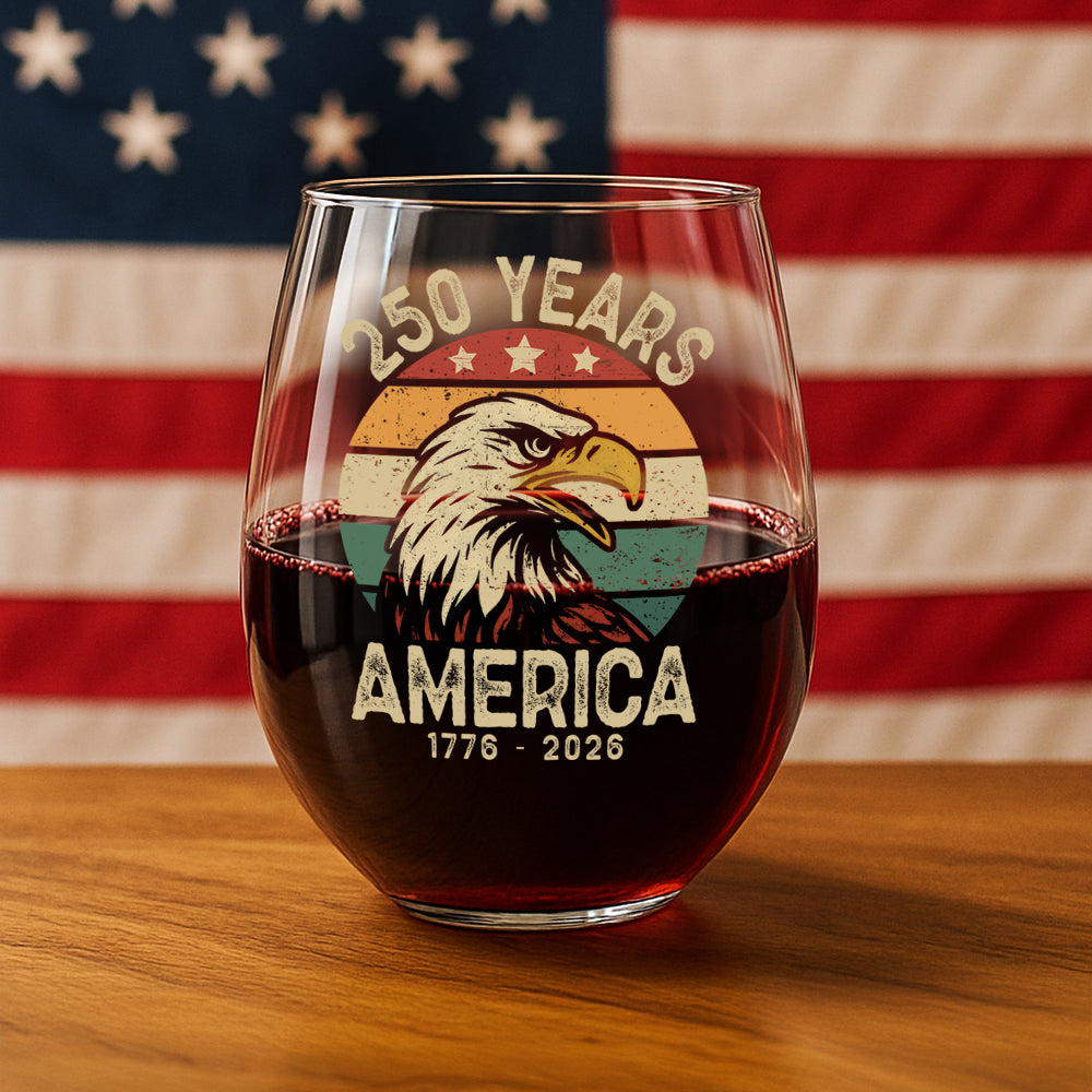 America 250 Years Wine Glass TH10 894621