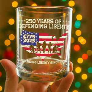 250 Years Of Defending Liberty Whiskey Glass TH10 894685