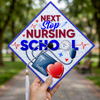 Custom Name Next Stop Nursing School Graduation Cap Topper LM32 899335