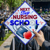 Custom Name Next Stop Nursing School Graduation Cap Topper LM32 899335
