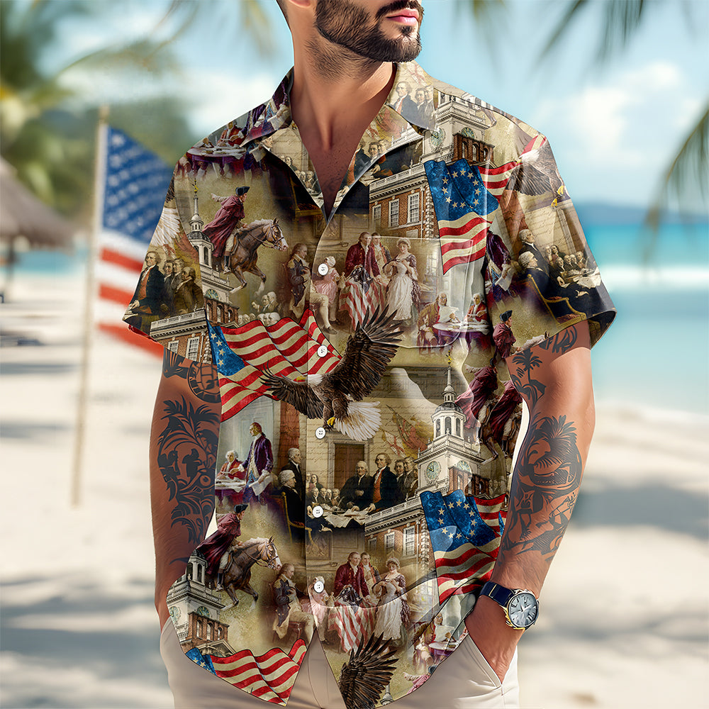 Personalized America 250th Birthday Hawaii Shirt HO82 901454