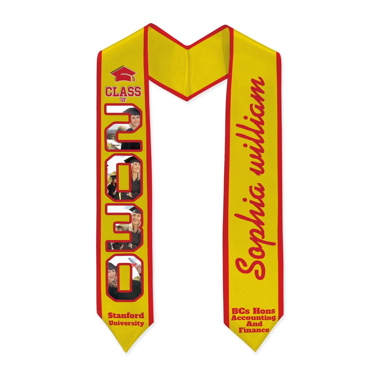 Custom Photo Congratulations Class of 2026 Graduation's Day V-Neck Stoles TH10 892333