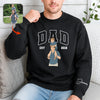 Custom Photo Dad With Daughter, Son Sweatshirt HO82 894170