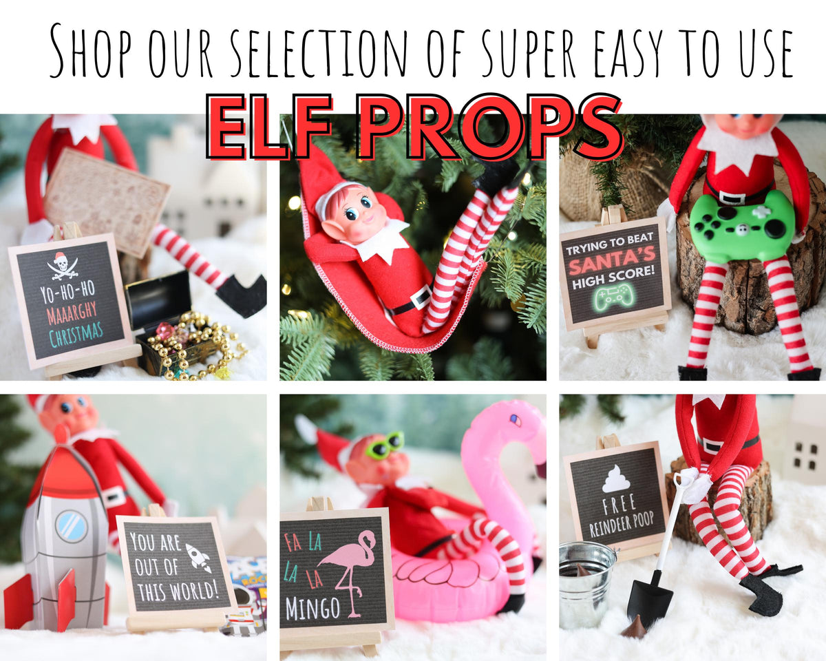 Elf Reindeer Poop Props