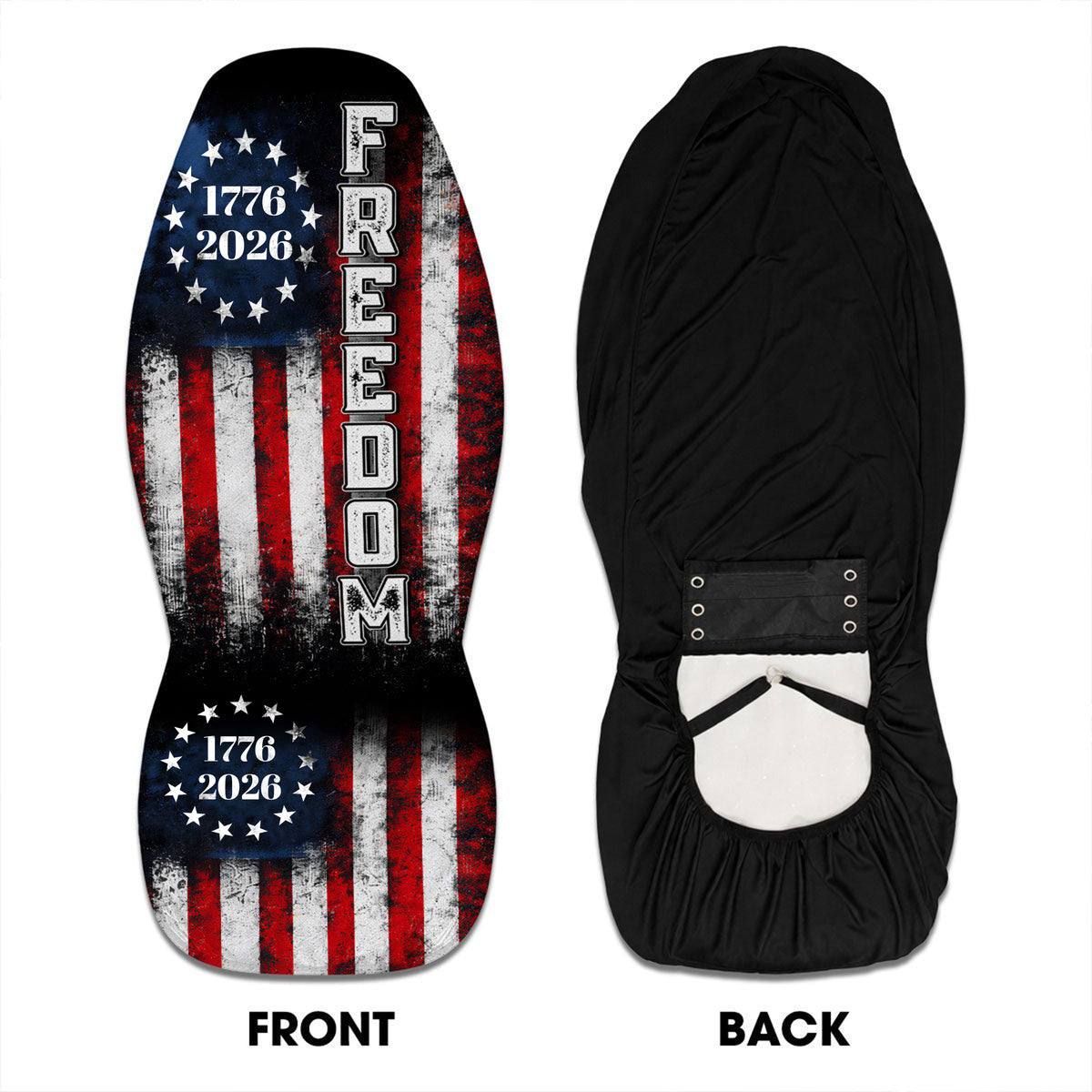American Betsy Ross Flag Freedom Independence Car Seat Cover LM32 899503