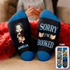 Personalized Sorry I'm Booked Crew Socks Gifts For Book Lovers, Readers HA75 892932
