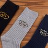 Custom Initial Embroidered Couple Socks, Personalized Wedding Keepsake HO82 903468