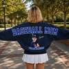 Custom Photo Baseball Mom Shoulder To Shoulder Sweatshirt CH07 181182