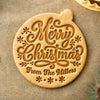 Personalized Family Name Merry Christmas Family Cookie Stamp HA75 919464